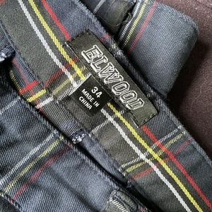 Pre owned Elwood Blue Yellow Plaid Pants